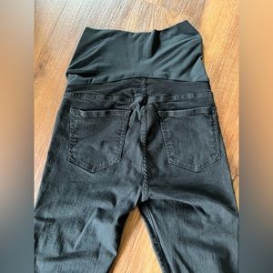 Good American The Home Stretch Women’s Maternity Jeans Black Size 6/28